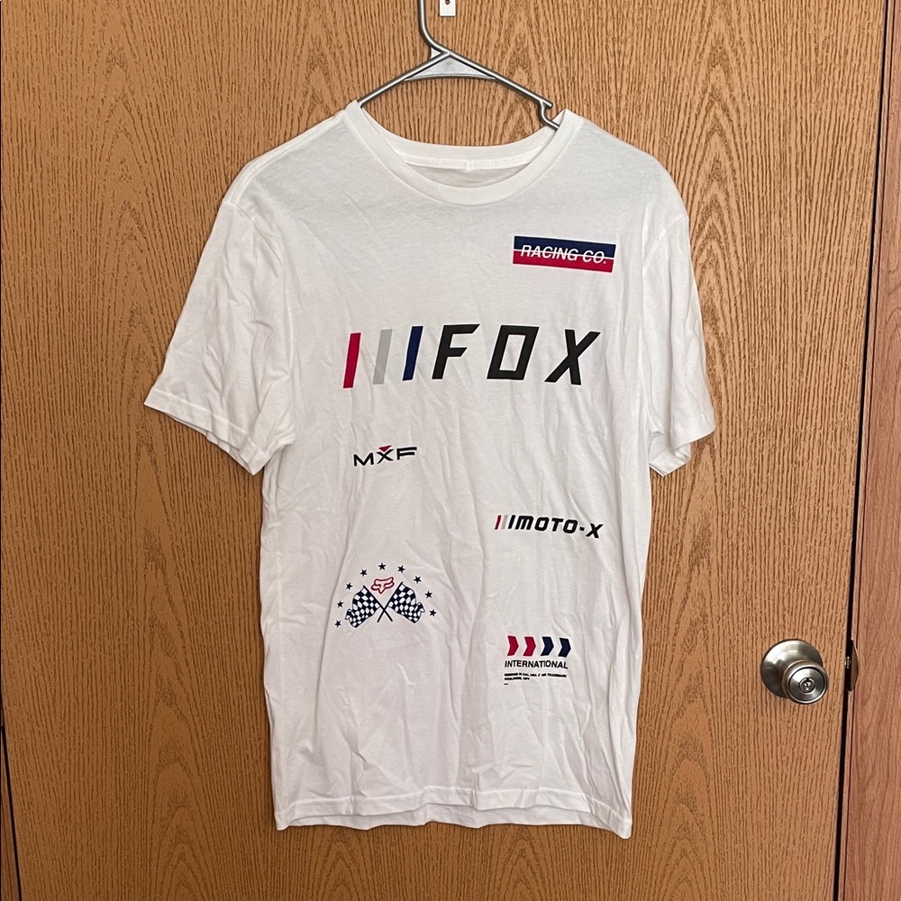 Fox White Graphic Tee - Short Sleeve